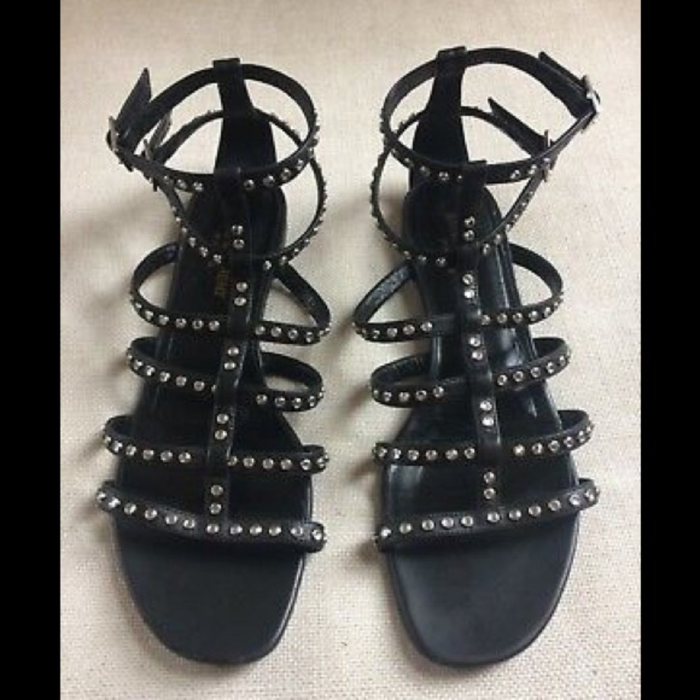 Saint Laurent Gladiator Sandals Crystal Caged 9 39 - Picture 3 of 8